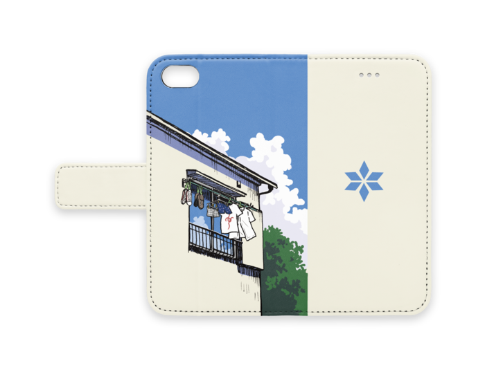 手帳型iPhoneケース - iPhone7 - ストラップ穴 なし