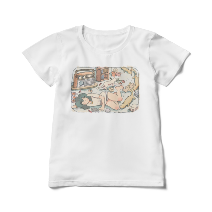 レディースTシャツ - L - 白