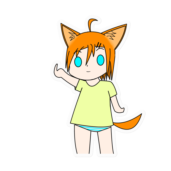 ステッカー - 100 x 100 (mm)