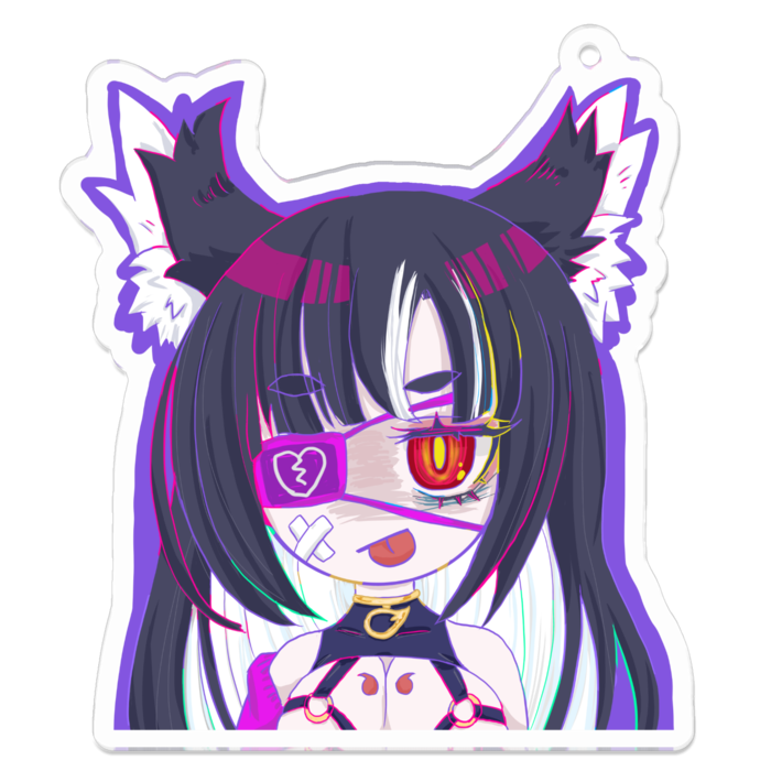 アクリルキーホルダー - 70 x 70 (mm)