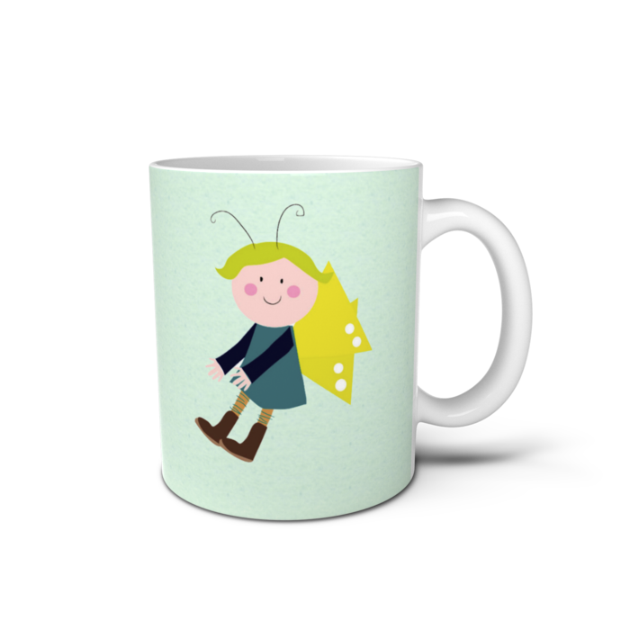 ミント／マグカップ - 直径 8 cm / 高さ 9.5 cm