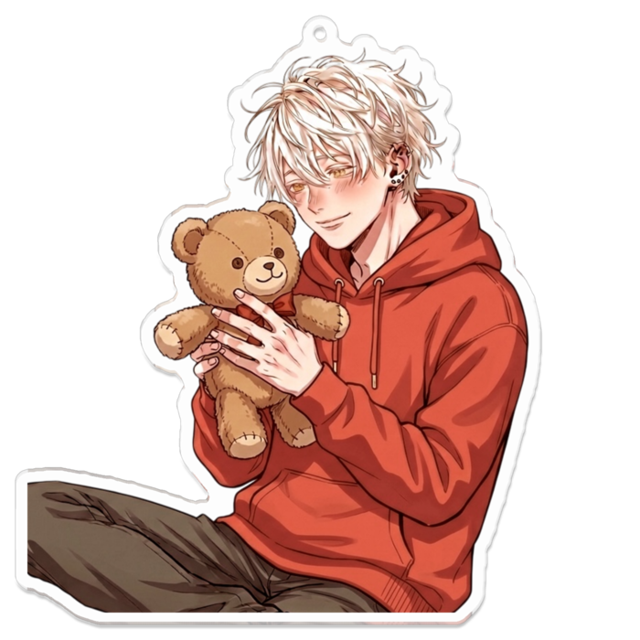 アクリルキーホルダー（コーティング） - 100 x 100 (mm)