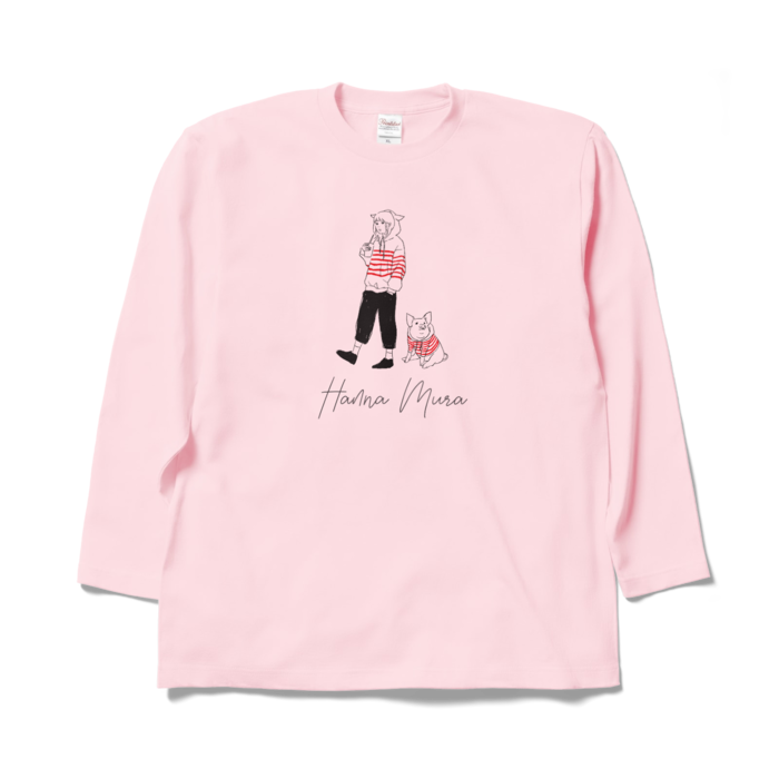 ピンクロングスリーブ - XL - 