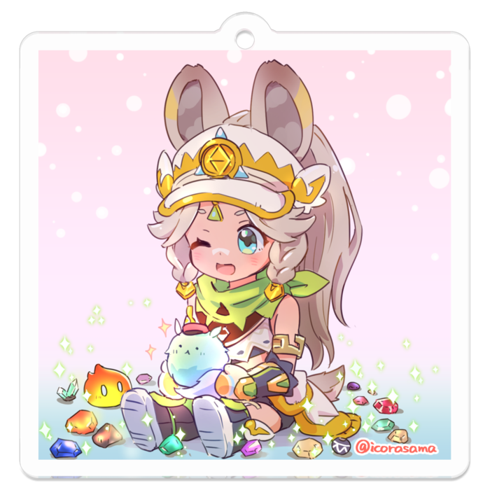 アクリルキーホルダー - 50 x 50 (mm)