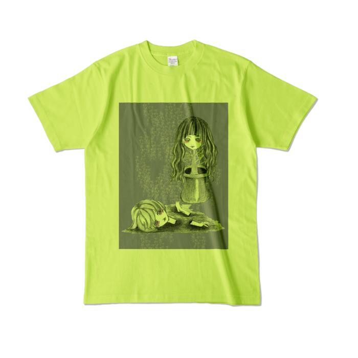 カラーTシャツ - L - ライトグリーン (淡色)