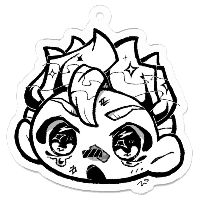 アクリルキーホルダー - 50 x 50 (mm)