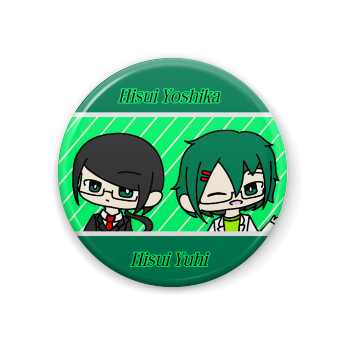 翡翠夕緋 佳華 缶バッジ Utukike Booth