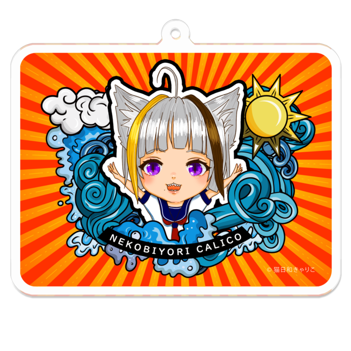アクリルキーホルダー - 70 x 70 (mm)