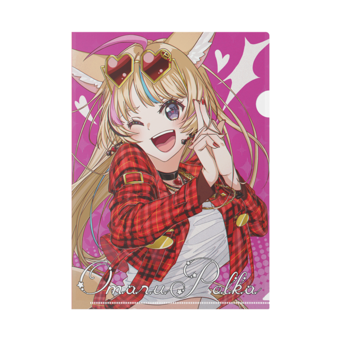 赤チェック衣装_クリアファイル 