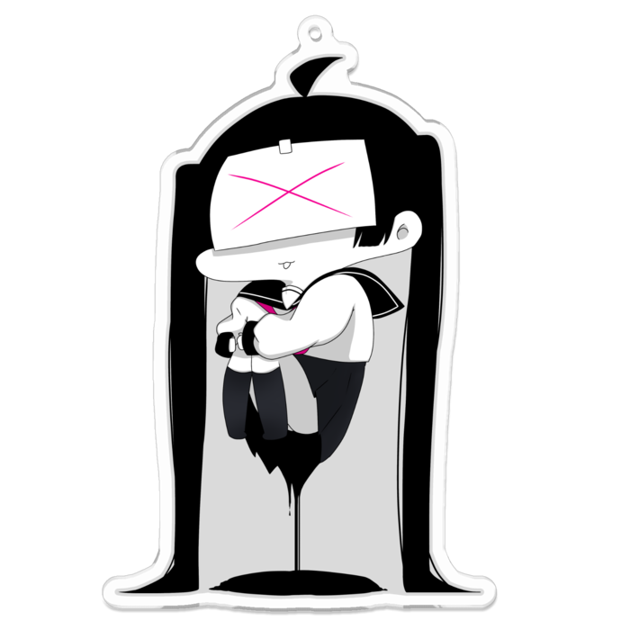 アクリルキーホルダー（コーティング） - 100 x 100 (mm)