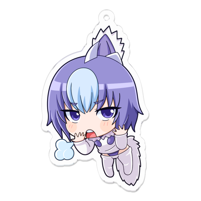 アクリルキーホルダー（コーティング） - 70 x 70 (mm)