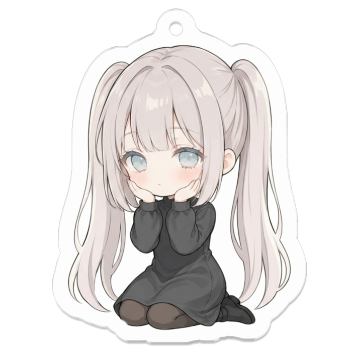 アクリルキーホルダー - 50 x 50 (mm)