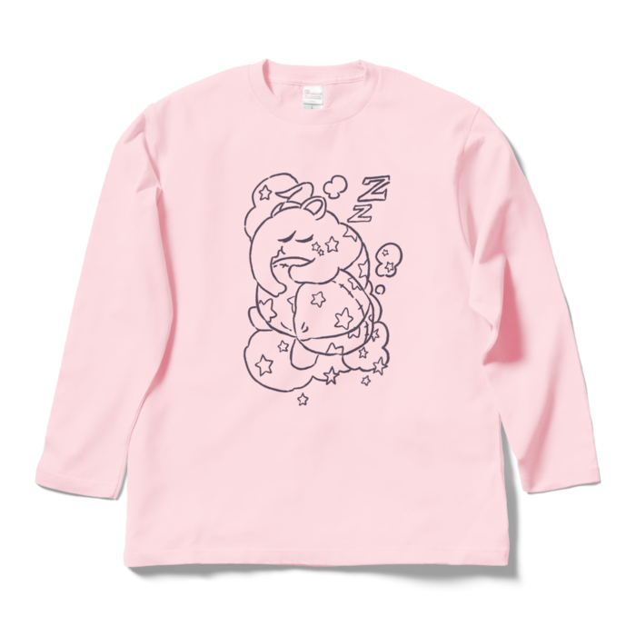 ロングスリーブTシャツ - L - ライトピンク