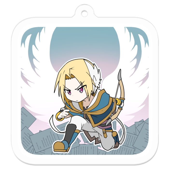 アクリルキーホルダー - 50 x 50 (mm)