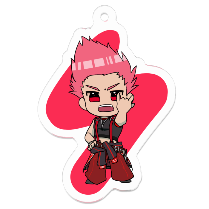 アクリルキーホルダー（コーティング） - 50 x 50 (mm)