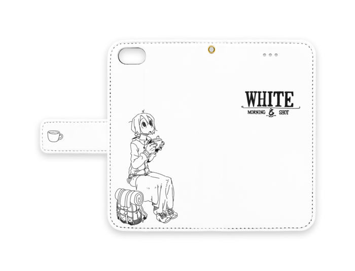 手帳型iPhoneケース - iPhone 7 - ストラップ穴 あり