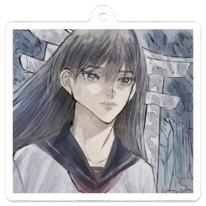 アクリルキーホルダー - 50 x 50 (mm)