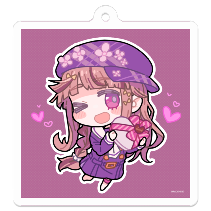 アクリルキーホルダー - 50 x 50 (mm)