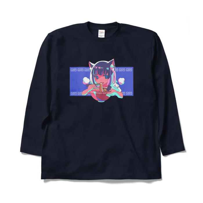 ロングスリーブTシャツ - XL - ネイビー