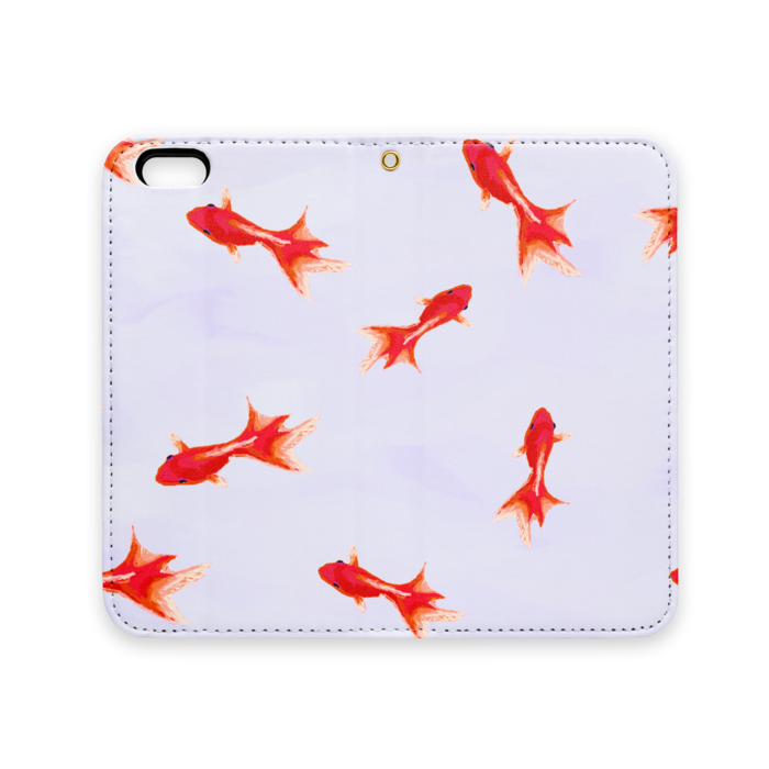 手帳型iPhoneケース（ベルトなし） - iPhone 6 / 6s - ストラップ穴 あり