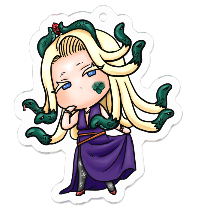 アクリルキーホルダー - 50 x 50 (mm)