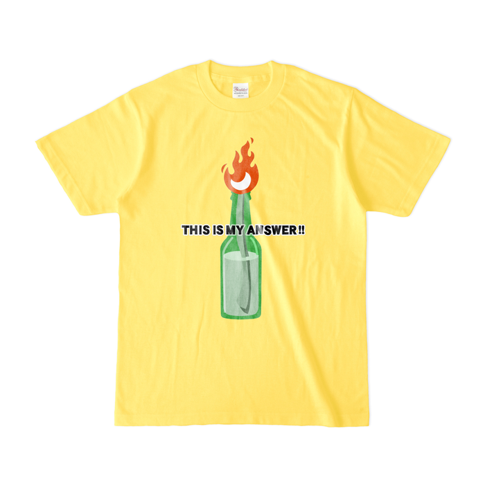 カラーTシャツ(濃色) - S - イエロー