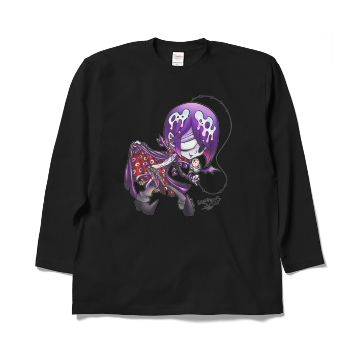 ロングスリーブTシャツ - XL - ブラック