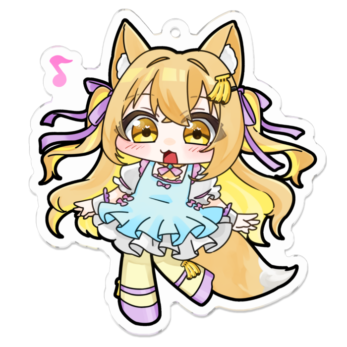 アクリルキーホルダー - 70 x 70 (mm)