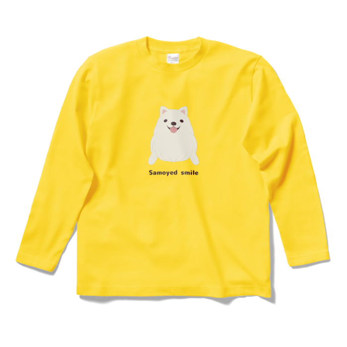 ロングスリーブTシャツ　黄　S