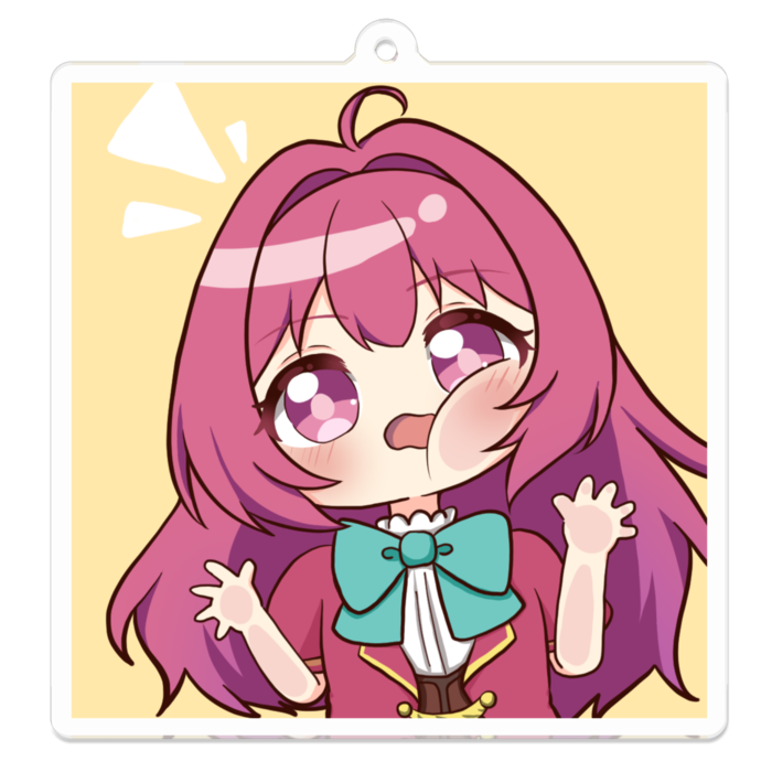 アクリルキーホルダー - 70 x 70 (mm)