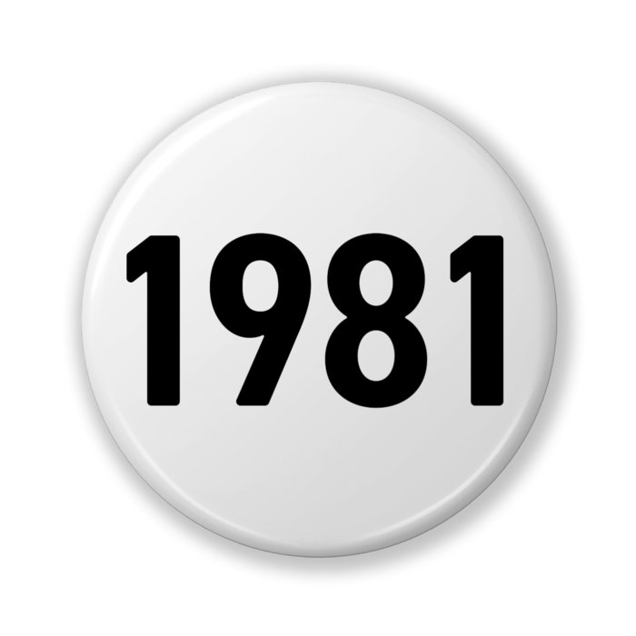 【1981】缶バッジ- 32mm