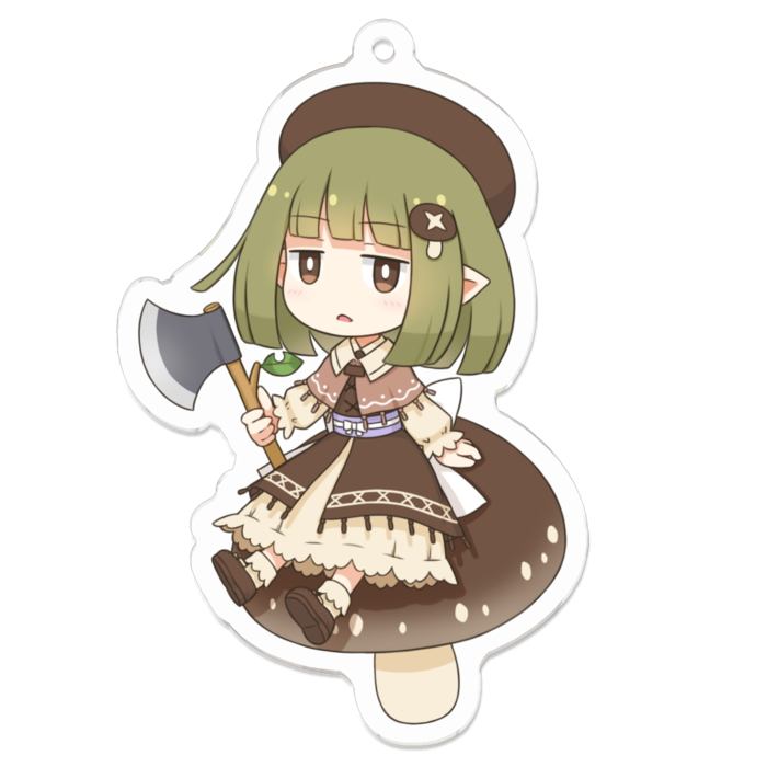アクリルキーホルダー - 70 x 70 (mm)