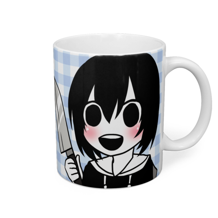 マグカップ - 直径 8 cm / 高さ 9.5 cm ブルー