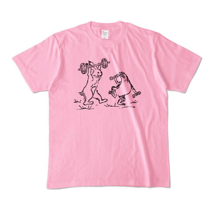 カラーTシャツ - M - ピーチ (淡色)