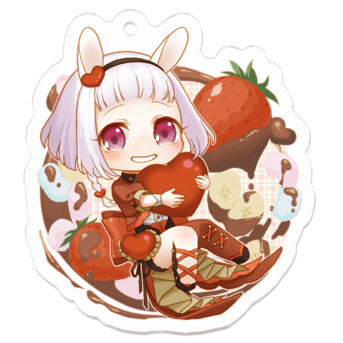 アクリルキーホルダー - 50 x 50 (mm)