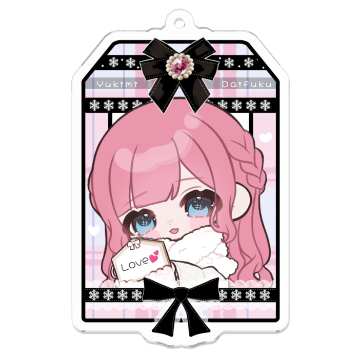 アクリルキーホルダー - 70 x 70 (mm)