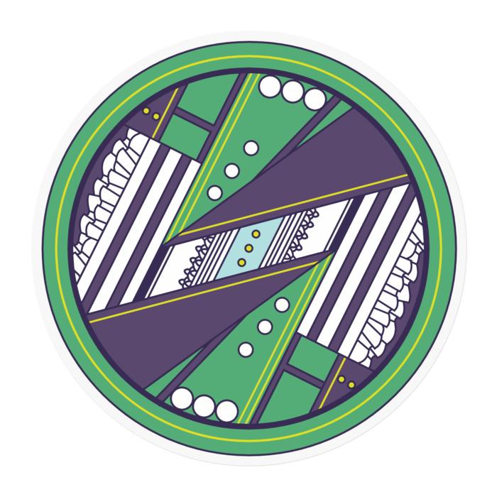 ステッカー - 100 x 100 (mm)