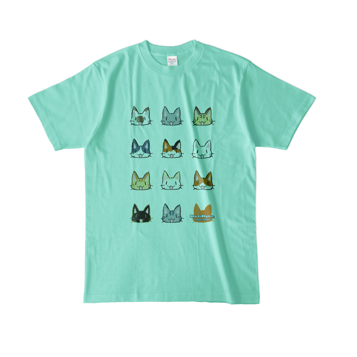 カラーTシャツ(淡色) - L - アイスグリーン