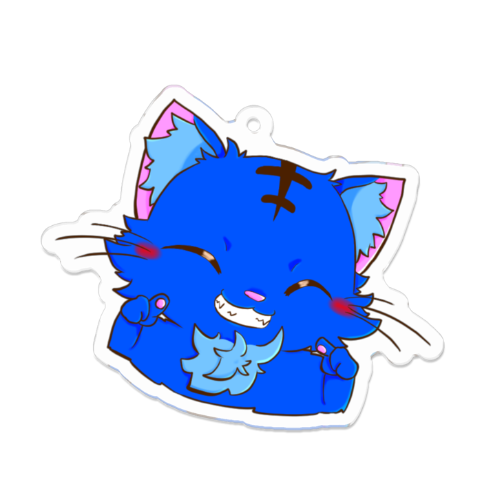 アクリルキーホルダー（コーティング） - 70 x 70 (mm)