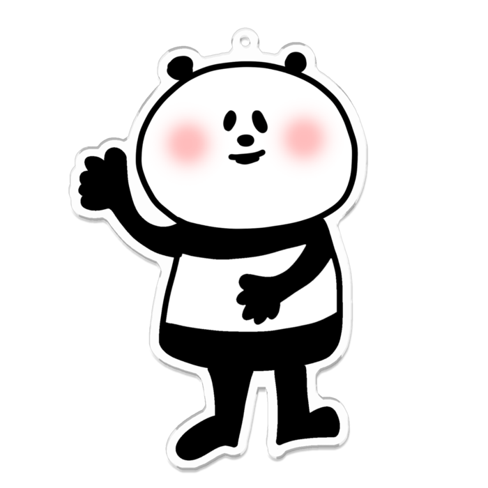 アクリルキーホルダー(コーティング) - 100 x 100 (mm)