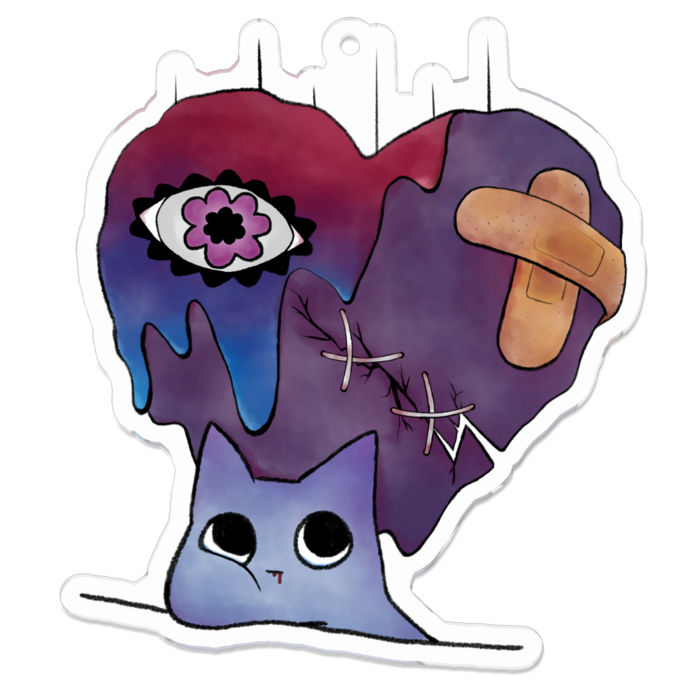 アクリルキーホルダー - 70 x 70 (mm)