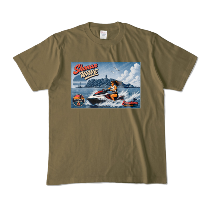 カラーTシャツ - M - オリーブ (濃色)