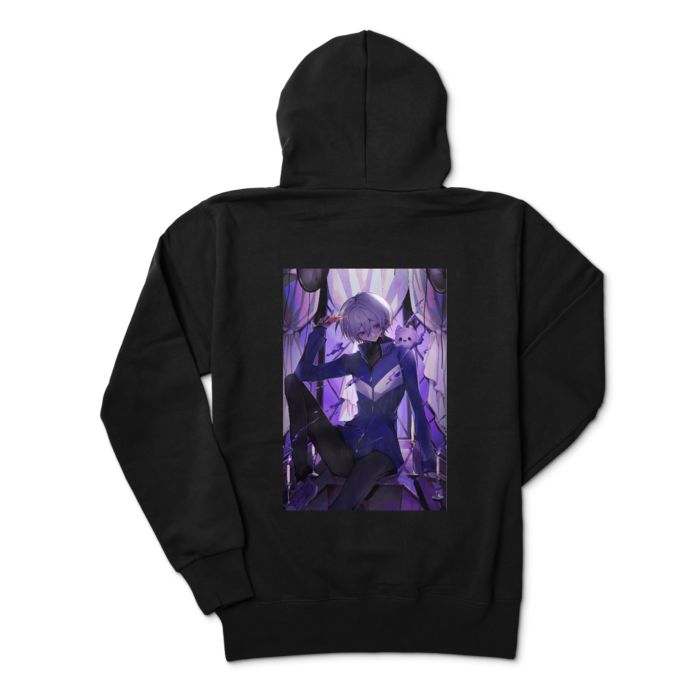 ジップパーカー - M - ブラック