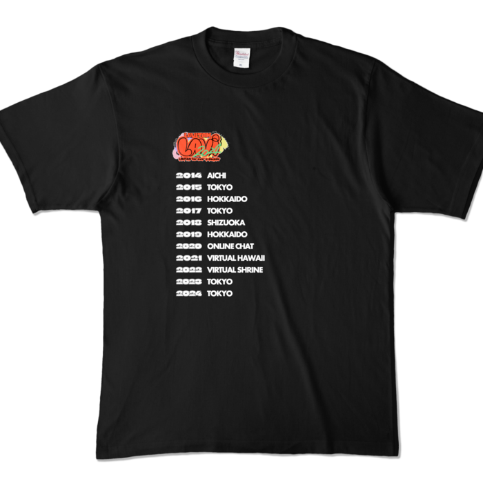 カラーTシャツ - XL - ブラック (濃色)