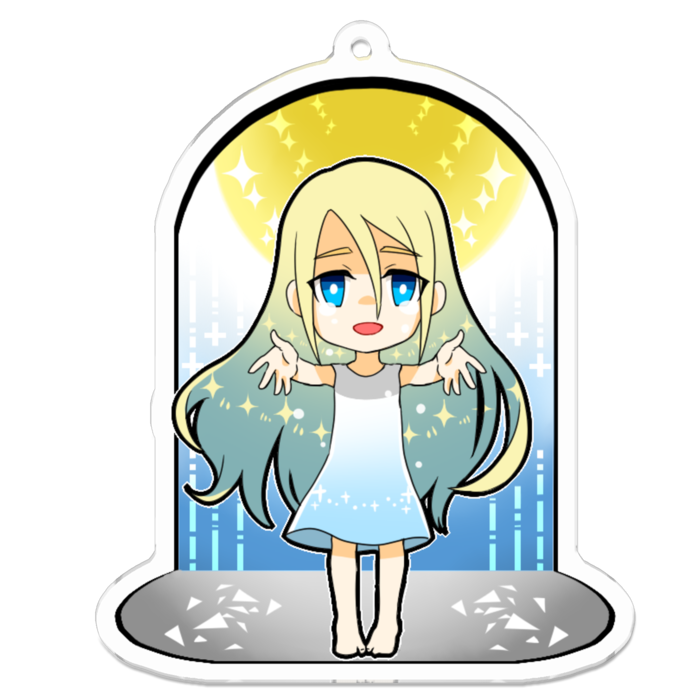 アクリルキーホルダー - 70 x 70 (mm)