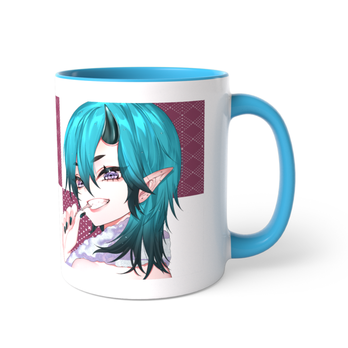 ツートンカラーマグカップ - 直径 8.2cm / 高さ 9.5cm