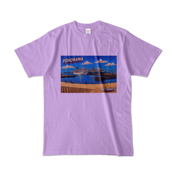 カラーTシャツ - L - ライトパープル (淡色)