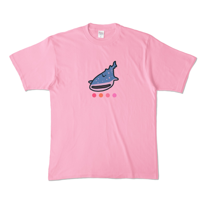 カラーTシャツ - XL - ピーチ (淡色)