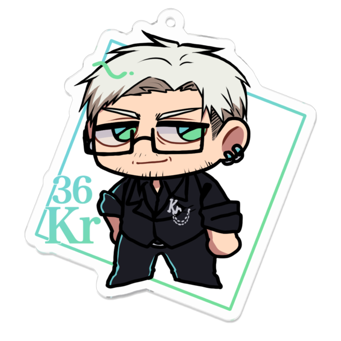 アクリルキーホルダー - 70 x 70 (mm)