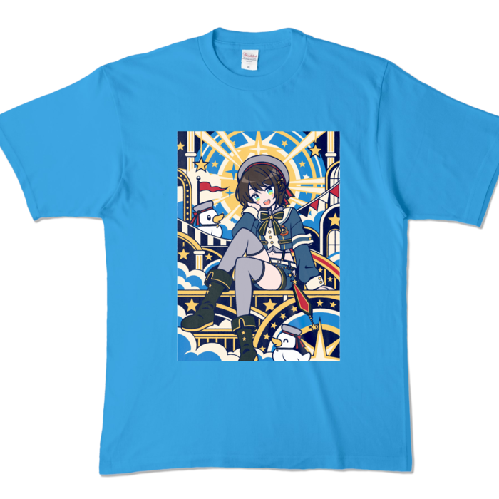 カラーTシャツ - XL - ターコイズ （濃色）